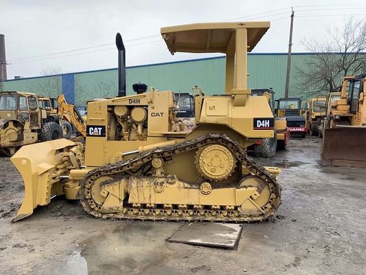 Использованный кралер CAT D4H Бульдозер Перекрашивание цвета Высокий привод Легкая эксплуатация
