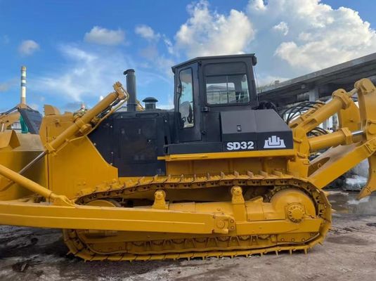 SHANTUI SD32 Использованный бульдозер для полёта тяжелой работы гидравлический бульдозер вторая рука