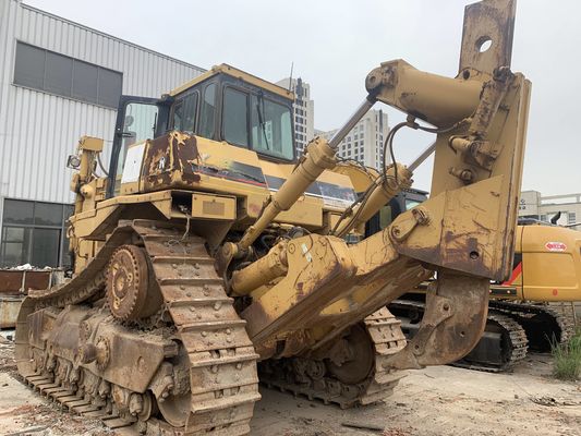 Использованный Caterpillar D9R LGP Crawler Mounted Dozer оригинальный цвет для добычи полезных ископаемых