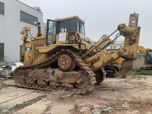 Использованный Caterpillar D9R LGP Crawler Mounted Dozer оригинальный цвет для добычи полезных ископаемых