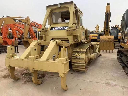 Мощный подержанный Caterpillar D7G Dozer Энергоэффективность 6 Way Blade