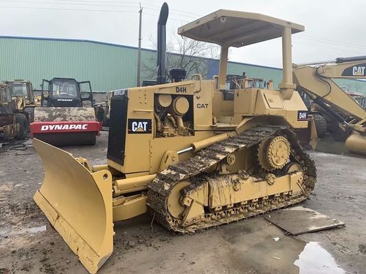 Использованный кралер CAT D4H Бульдозер Перекрашивание цвета Высокий привод Легкая эксплуатация