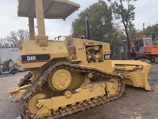 Использованный кралер CAT D4H Бульдозер Перекрашивание цвета Высокий привод Легкая эксплуатация