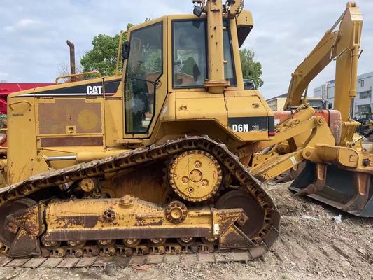 Оригинальный цвет Caterpillar D6N XL Использованный маленький бульдозер с гидравлическим разрывчиком