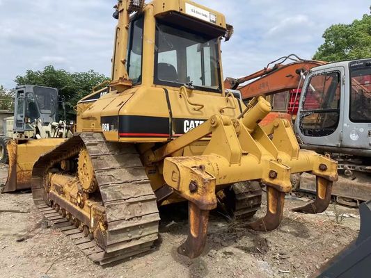 Оригинальный цвет Caterpillar D6N XL Использованный маленький бульдозер с гидравлическим разрывчиком