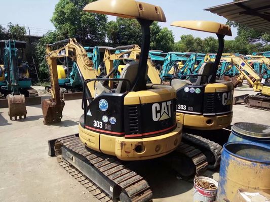 Оригинальный цвет 303 CR Использованный экскаватор CAT Энергоэффективность Использованный мини экскаватор CAT
