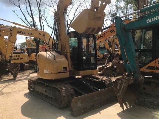 Гидравлический полётчик Использованный экскаватор CAT 308C оригинальный Япония легкое обслуживание