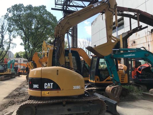 Гидравлический полётчик Использованный экскаватор CAT 308C оригинальный Япония легкое обслуживание