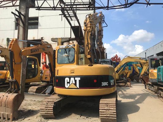 Гидравлический полётчик Использованный экскаватор CAT 308C оригинальный Япония легкое обслуживание