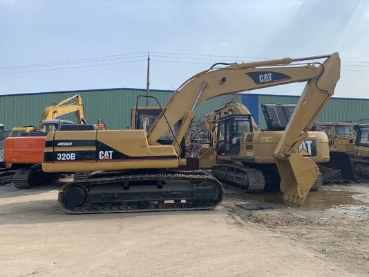 Высокая прочность 320B Использованный CAT экскаватор Безопасность эксплуатации 20 тонн экскаватор
