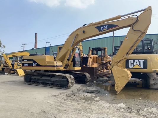 Высокая прочность 320B Использованный CAT экскаватор Безопасность эксплуатации 20 тонн экскаватор