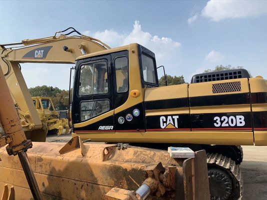 Высокая прочность 320B Использованный CAT экскаватор Безопасность эксплуатации 20 тонн экскаватор
