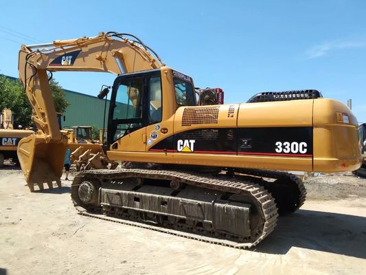 2001 год Подержанный полётный экскаватор Caterpillar 330C CAT C9 Двигатель 250 л.с.