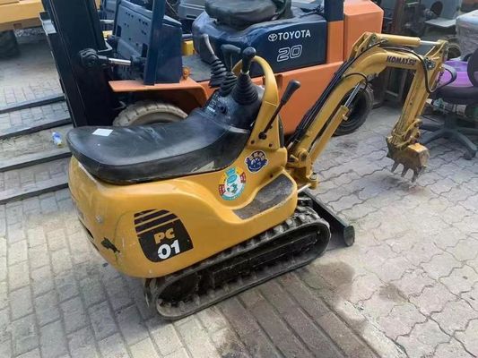 PC01 Оригинальный цвет Использованный мини экскаватор Komatsu для работы в помещении