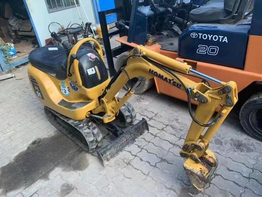 PC01 Оригинальный цвет Использованный мини экскаватор Komatsu для работы в помещении