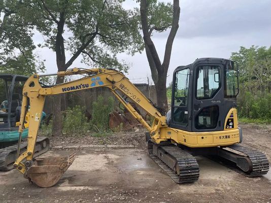 Приложенная кабина Использованная мини-экскаватор Komatsu PC40MR-2 PC35MR-2 PC40MR-2