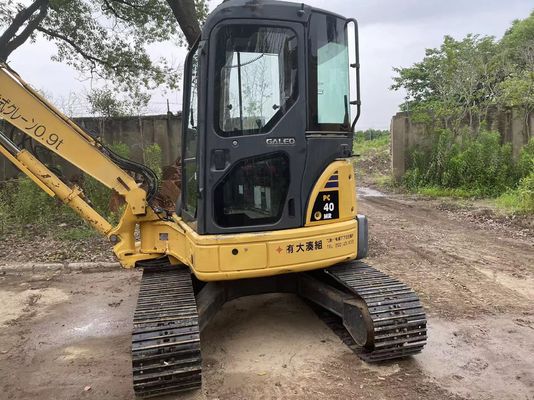 Приложенная кабина Использованная мини-экскаватор Komatsu PC40MR-2 PC35MR-2 PC40MR-2