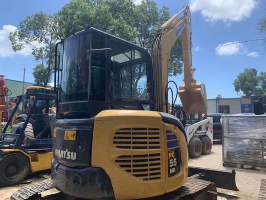 Использованный PC50MR-2 Komatsu Mini Digger закрытый кабины для строительной площадки