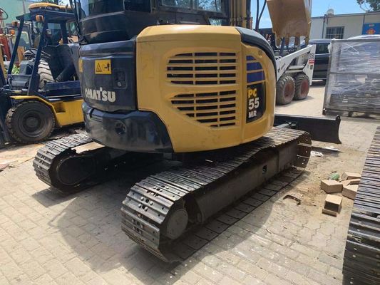 Использованный PC50MR-2 Komatsu Mini Digger закрытый кабины для строительной площадки