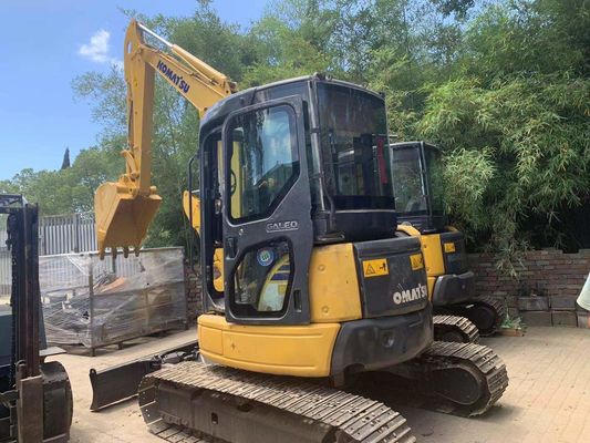 Использованный PC50MR-2 Komatsu Mini Digger закрытый кабины для строительной площадки