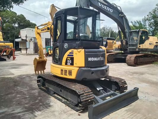 Использованный Komatsu PC55MR 2 Mini Original Japan Энергоэффективный высокопроизводительный