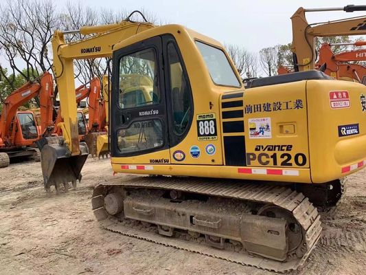 12 тонн использованной Komatsu PC120-6 Crawler Гидравлическая экскаваторная гарантия безопасности