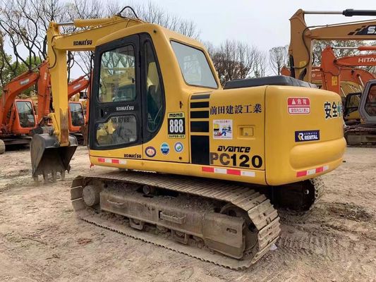 12 тонн использованной Komatsu PC120-6 Crawler Гидравлическая экскаваторная гарантия безопасности