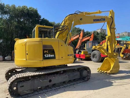 PC128US-8 Использованный экскаватор Komatsu Гидравлический палец мини-крейлер экскаватор