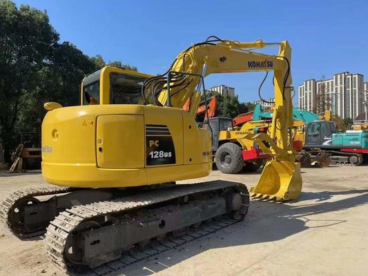 PC128US-8 Использованный экскаватор Komatsu Гидравлический палец мини-крейлер экскаватор