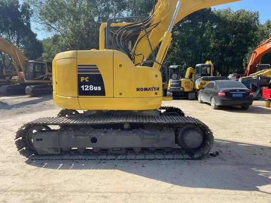 PC128US-8 Использованный экскаватор Komatsu Гидравлический палец мини-крейлер экскаватор