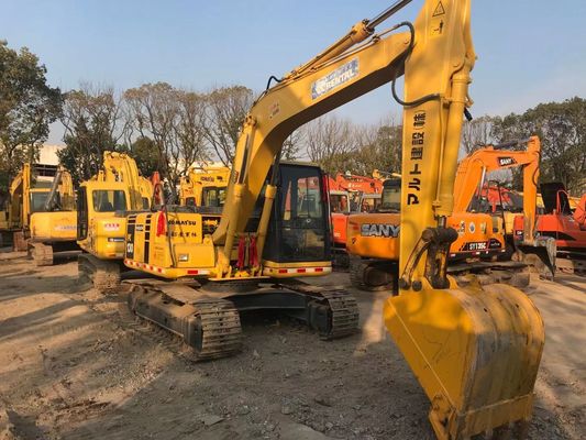 Энергосбережение Использованный Komatsu PC130 6 Crawler Высокая стабильность Оригинальный цвет