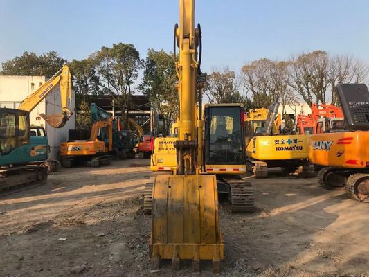 Энергосбережение Использованный Komatsu PC130 6 Crawler Высокая стабильность Оригинальный цвет