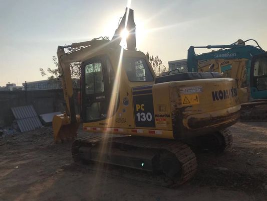 Энергосбережение Использованный Komatsu PC130 6 Crawler Высокая стабильность Оригинальный цвет