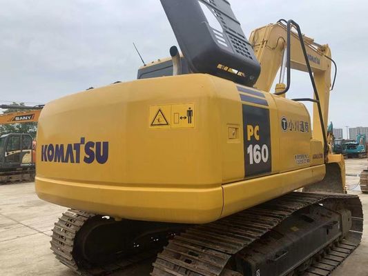 Япония Komatsu PC160LC-7 мини-кралер экскаватор подержанный с мощным двигателем