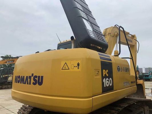 Япония Komatsu PC160LC-7 мини-кралер экскаватор подержанный с мощным двигателем