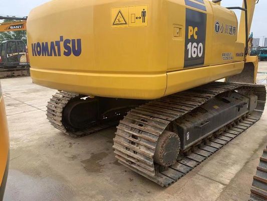 Япония Komatsu PC160LC-7 мини-кралер экскаватор подержанный с мощным двигателем