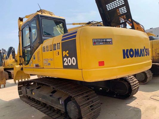 Легкая эксплуатация Использованная экскаватор Komatsu PC200-7 Оригинальная Япония 20 тонн экскаватор