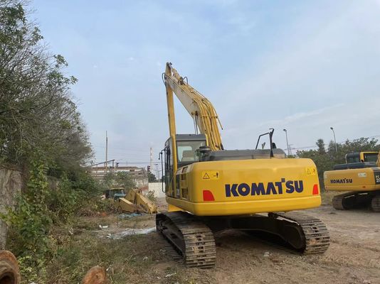 Оригинальная Япония Использованный экскаватор Komatsu PC220-7 Crawler с 18-метровой длинной рукой