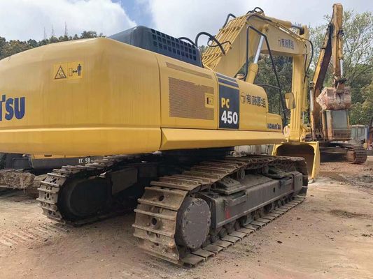 Безопасность эксплуатации Использованный мини экскаватор Komatsu PC450-7 оригинальный Япония