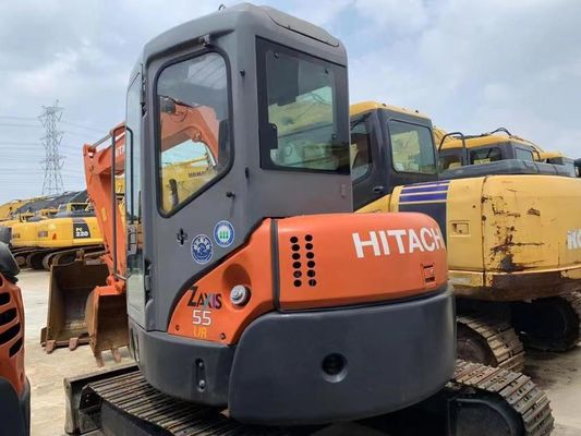 Оригинальный японский мини экскаватор Hitachi ZX55UR в отличном состоянии