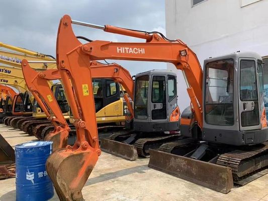 Оригинальный японский мини экскаватор Hitachi ZX55UR в отличном состоянии
