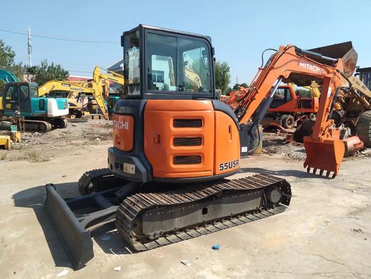 Хитачи ZX55USR-5A Использованный мини-экскаватор в хорошем состоянии