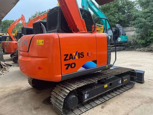 Оригинальный японский экскаватор ZX70 Использованный экскаватор Hitachi Crawler с лезвием