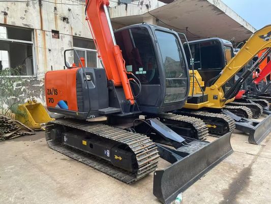 Оригинальный японский экскаватор ZX70 Использованный экскаватор Hitachi Crawler с лезвием