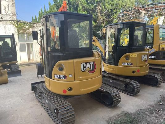 Энергоэффективность Использованный экскаватор CAT Crawler Caterpillar 303.5 E CR Ржавчина