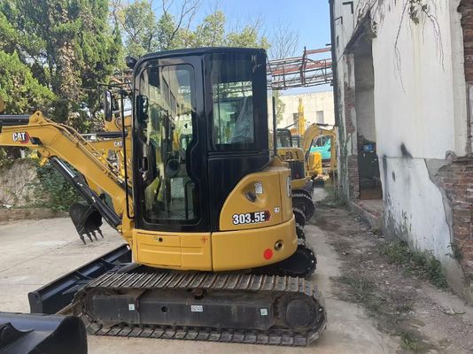 Энергоэффективность Использованный экскаватор CAT Crawler Caterpillar 303.5 E CR Ржавчина