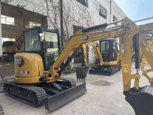 Энергоэффективность Использованный экскаватор CAT Crawler Caterpillar 303.5 E CR Ржавчина