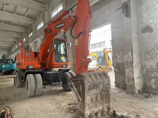 Умный контроль Использованный экскаватор DH150W-7 Доусан колесный экскаватор 2012 год
