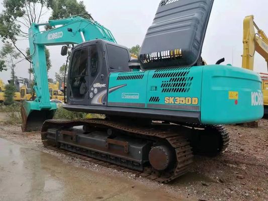 Использованный экскаватор для полёта Kobelco SK350-8 35 тонн экскаватор с оригинальной краской