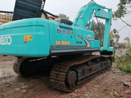 Использованный экскаватор для полёта Kobelco SK350-8 35 тонн экскаватор с оригинальной краской